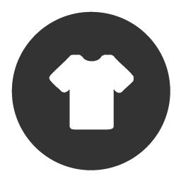 Round Skin Fill Icon, skin,shirt,clothing