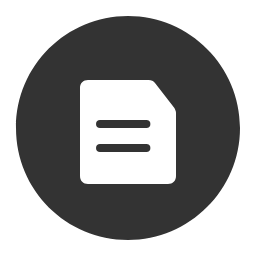 Round Text Fill Icon, text,fill,circle
