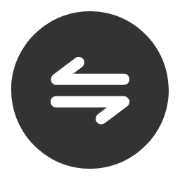 Round Transfer Fill Icon, transfer,arrows,fill