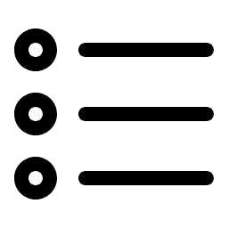 Bulleted List Icon, list,bulleted
