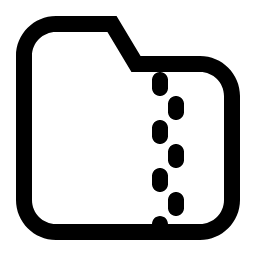 Folder with Dots Icon, folder,storage