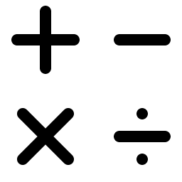 Math Symbols Icon, math,symbols