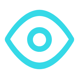 Hollow Eye Icon, view,eye,monitor
