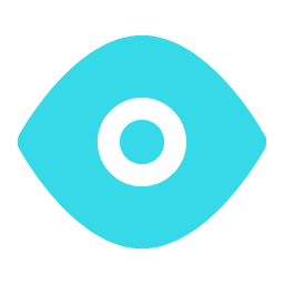 Solid Visible Eye Icon, visible,eye,view