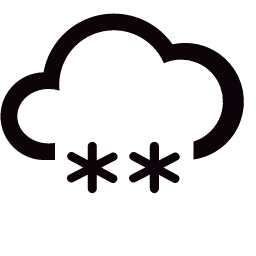 Light Snow to Moderate Snow Icon, snow,weather