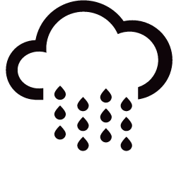 Rainstorm at Night Icon, rainstorm,night