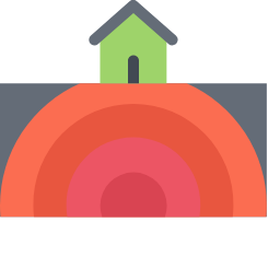 Earthquake Icon, earthquake,house,seismic