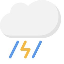 Thunderstorm Icon, thunderstorm,rain,lightning