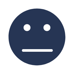 Neutral Face Icon (Filled) Icon, face,neutral,filled