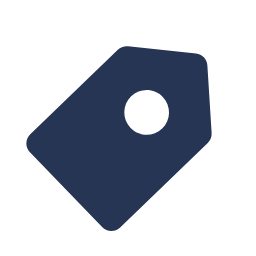 Tag Icon (Filled) Icon, tag,label,filled