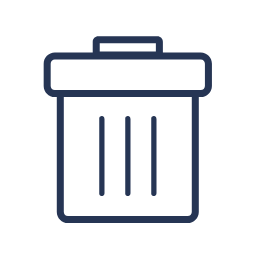 Trash Bin Icon, trash,bin,delete