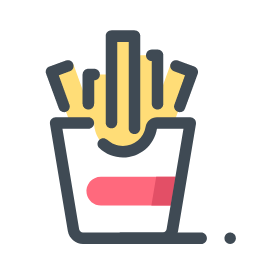 Fries Icon, fries,fast food