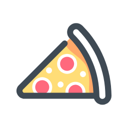 Pizza Fast Food Icon, pizza,fast food