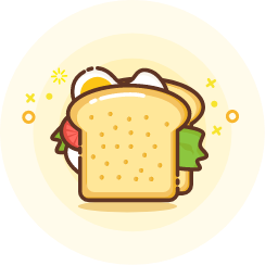 Sandwich Icon, sandwich,fast food