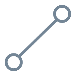 Line Segment Icon, line segment,line,tool