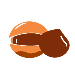 Basketball - like Snack Icon, snack,nut