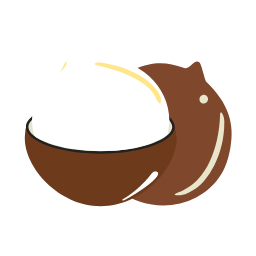 Coconut - like Snack Icon, coconut,snack