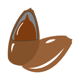 Nut Icon, nut,snack