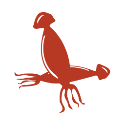 Red Crab - like Icon, snack,design
