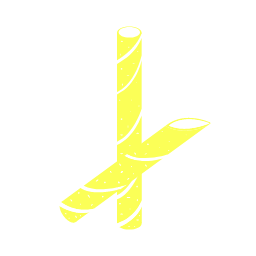 Yellow L - shaped Icon, snack,design