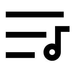 Play List Line Icon, playlist,media