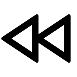 Rewind Line Icon, rewind,line,media