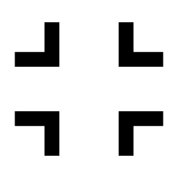 Fullscreen Exit Fill Icon, fullscreen,exit