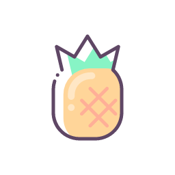 Dried Pineapple Icon, dried pineapple,dried fruit