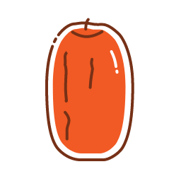 Red Date Icon, red date,dried fruit