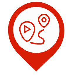 Distance Map Marker (Red) Icon, distance,red marker
