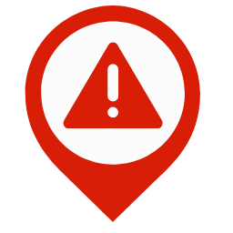 Emergency Map Marker (Red) Icon, emergency,red marker