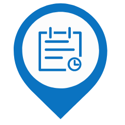 Incident Map Marker (Blue) Icon, incident,blue marker