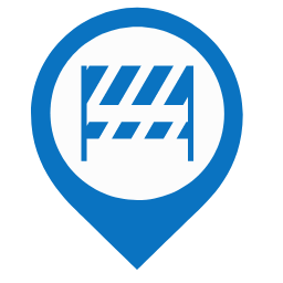Interdiction Map Marker (Blue) Icon, interdiction,blue marker