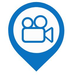 Monitoring Map Marker (Blue) Icon, monitoring,blue marker