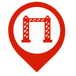 Portal Map Marker (Red) Icon, portal,red marker