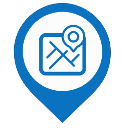 Position Map Marker (Blue) Icon, position,blue marker