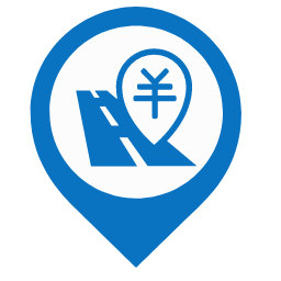 Tollway Map Marker (Blue) Icon, tollway,blue marker