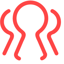 Group Tour Icon, group tour,abstract,red
