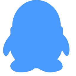 QQ Icon, QQ,character,blue