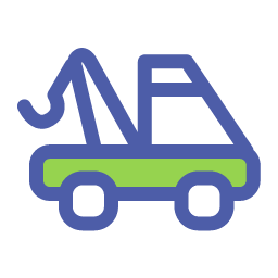 Duo - Color Accident Handling Icon, accident handling,duo - color,car