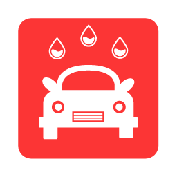 Colored Car Wash Icon, car wash,colored,cleaning