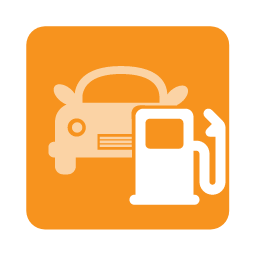 Colored Refueling Icon, refueling,colored,gas station
