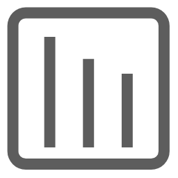 Bar Chart Icon (Gray) Icon, bar chart,analytics