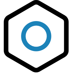 Hexagon Icon (Blue) Icon, hexagon,settings