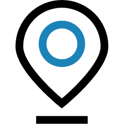 Location Icon (Blue) Icon, location,pin