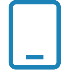Phone Icon (Blue) Icon, phone,contact