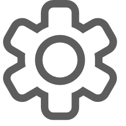 Settings Icon (Gray) Icon, settings,gear