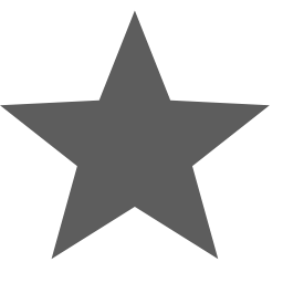 Star Icon (Gray) Icon, star,favorites