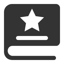 Book with Star Icon, book,star,administrative