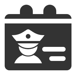 Police Duty Icon, police,duty,assignment